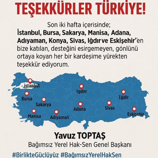 Can dostlarım, yol arkadaşlarım...