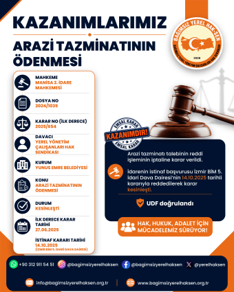 Arazi Tazminatı Mücadelesinde Emsal Kazanım